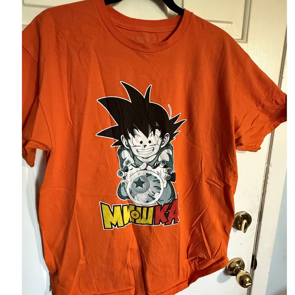 Mishka MNWKA Son Goku dragon ball 100% cotton USA mens L t shirt street wear